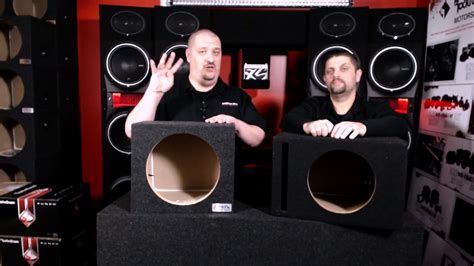 ported vs non subwoofer box